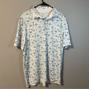 Southern Tide Nice To Sea You Button-Down Sports Shirt 9887 Men’s Large Casual